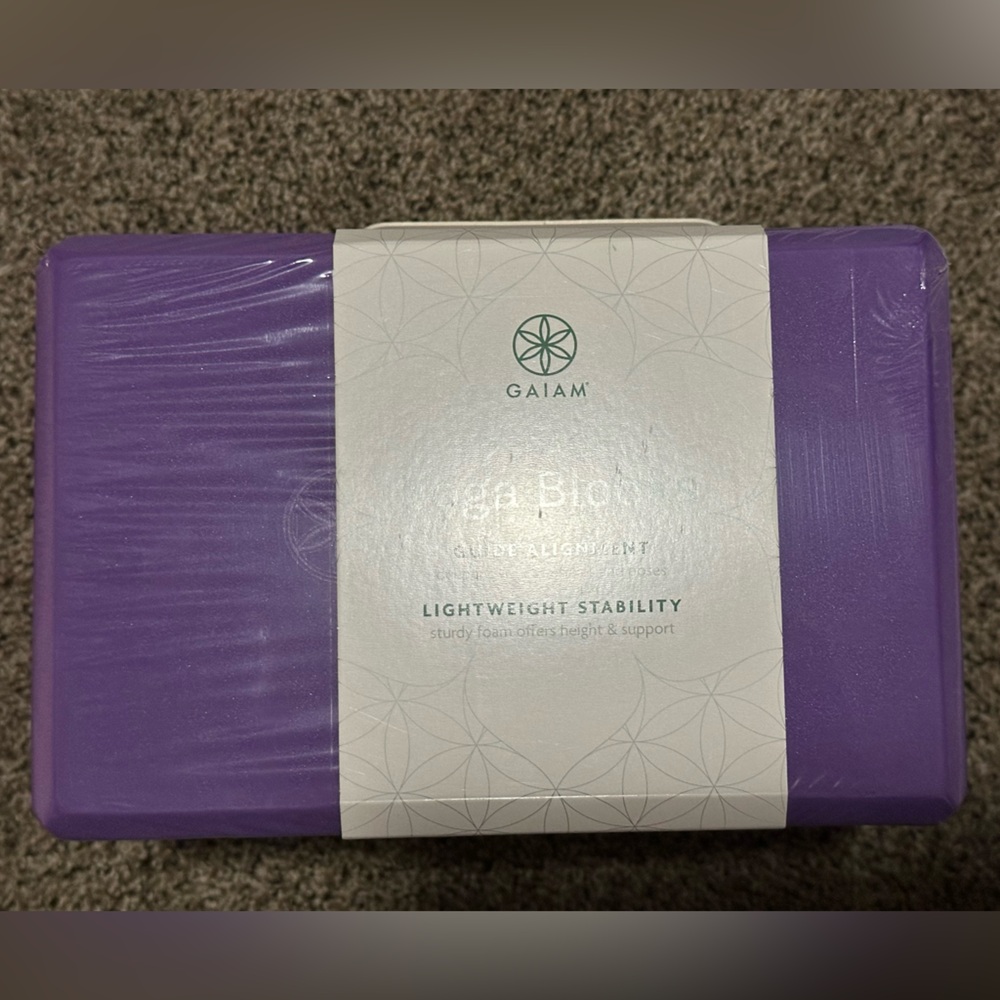 GAIAM Lavender Yoga Block